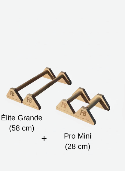 Paralela Grande (58 cm) + Mini (28 cm)