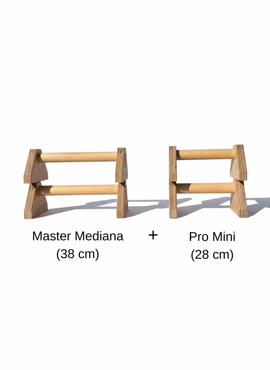 Paralela Mediana (38cm) + Mini (28 cm)