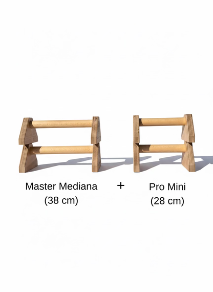 Paralela Mediana (38cm) + Mini (28 cm)