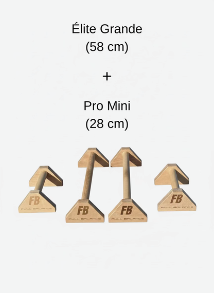 Paralela Grande (58 cm) + Mini (28 cm)