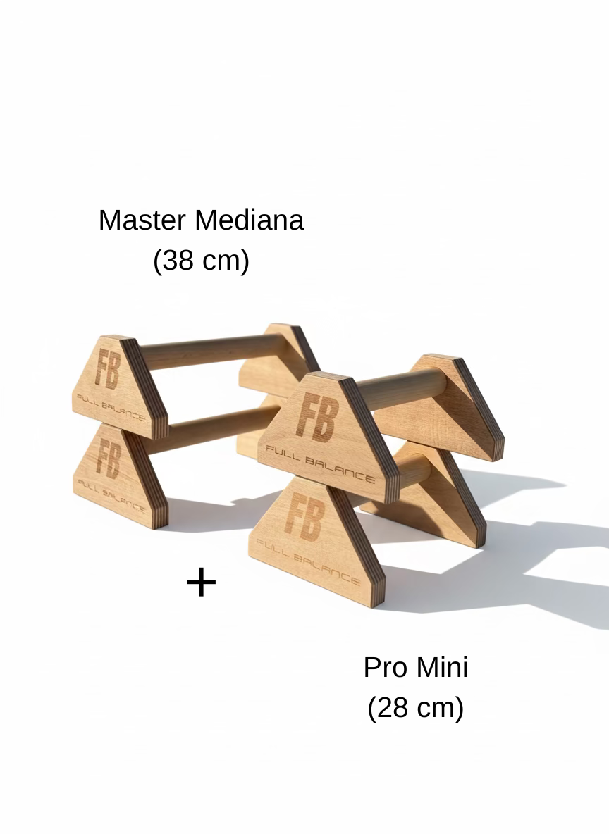 Paralela Mediana (38cm) + Mini (28 cm)
